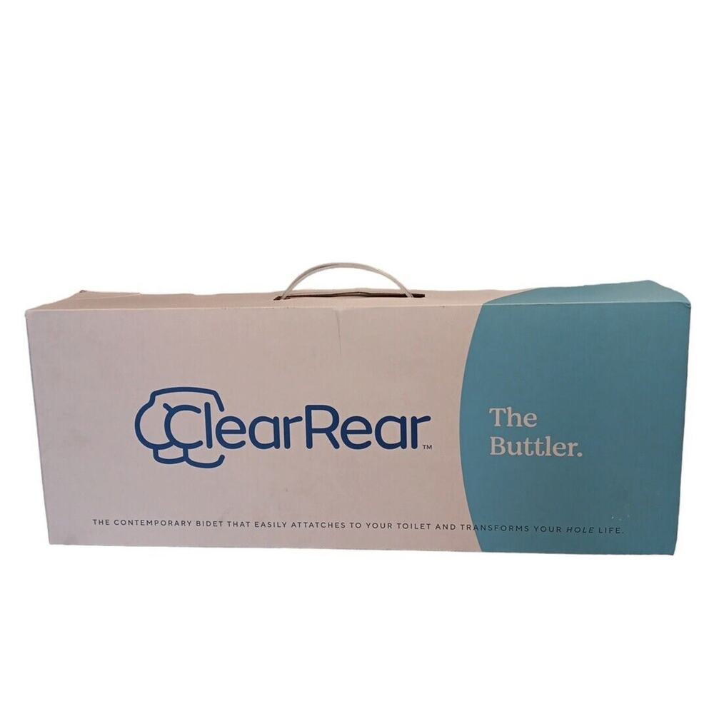 Clear Rear Bidet Attachment for‎ Toilet Elevate Your Bathroom Self-Cleaning NOB